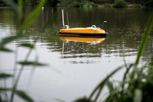 Acquisition de données : image de drone pour les relevés bathymétriques